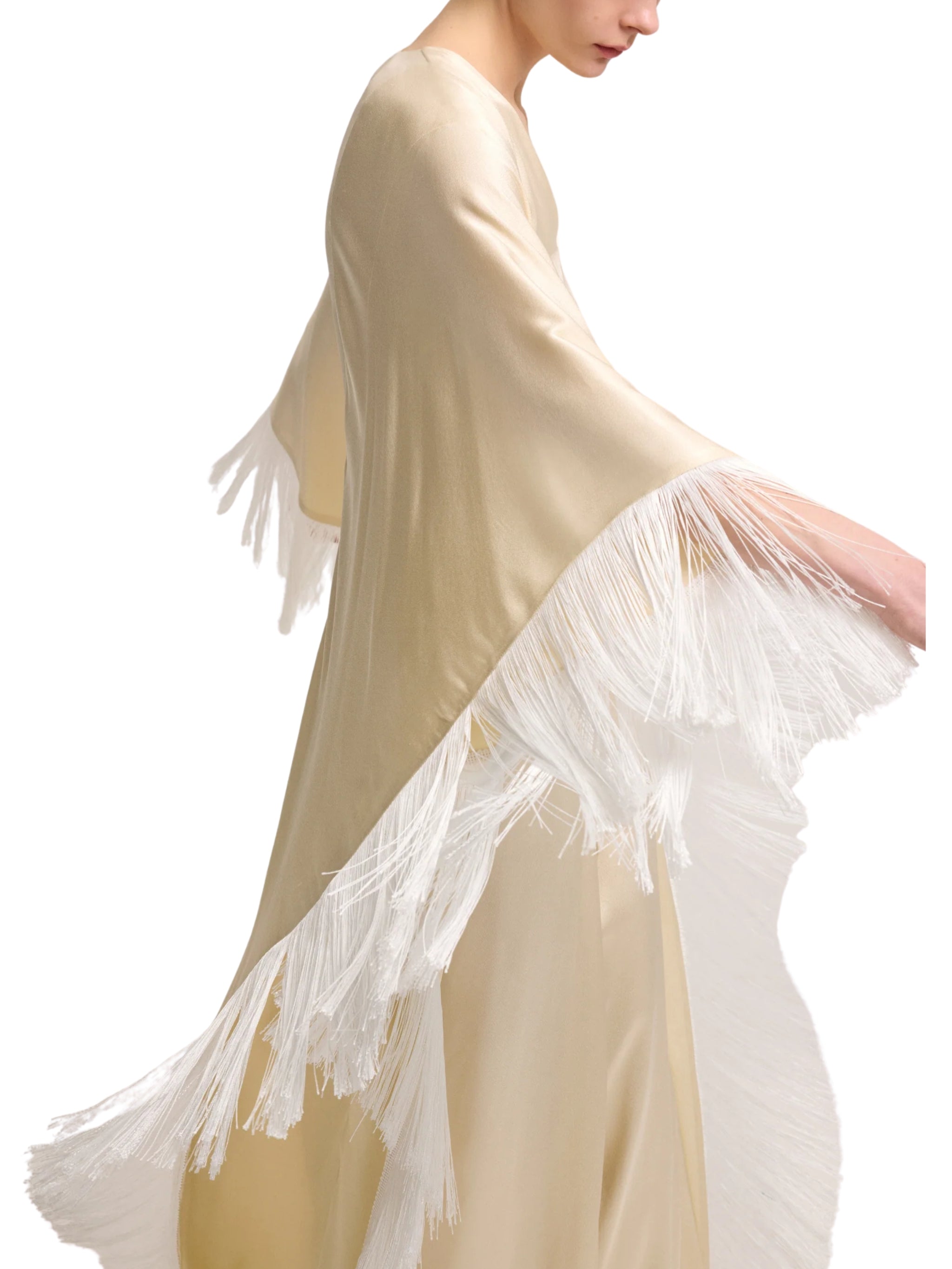 LONG DRESS WITH TASSEL DETAIL