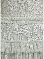 BLOSSOM LACE ANKLE GOWN