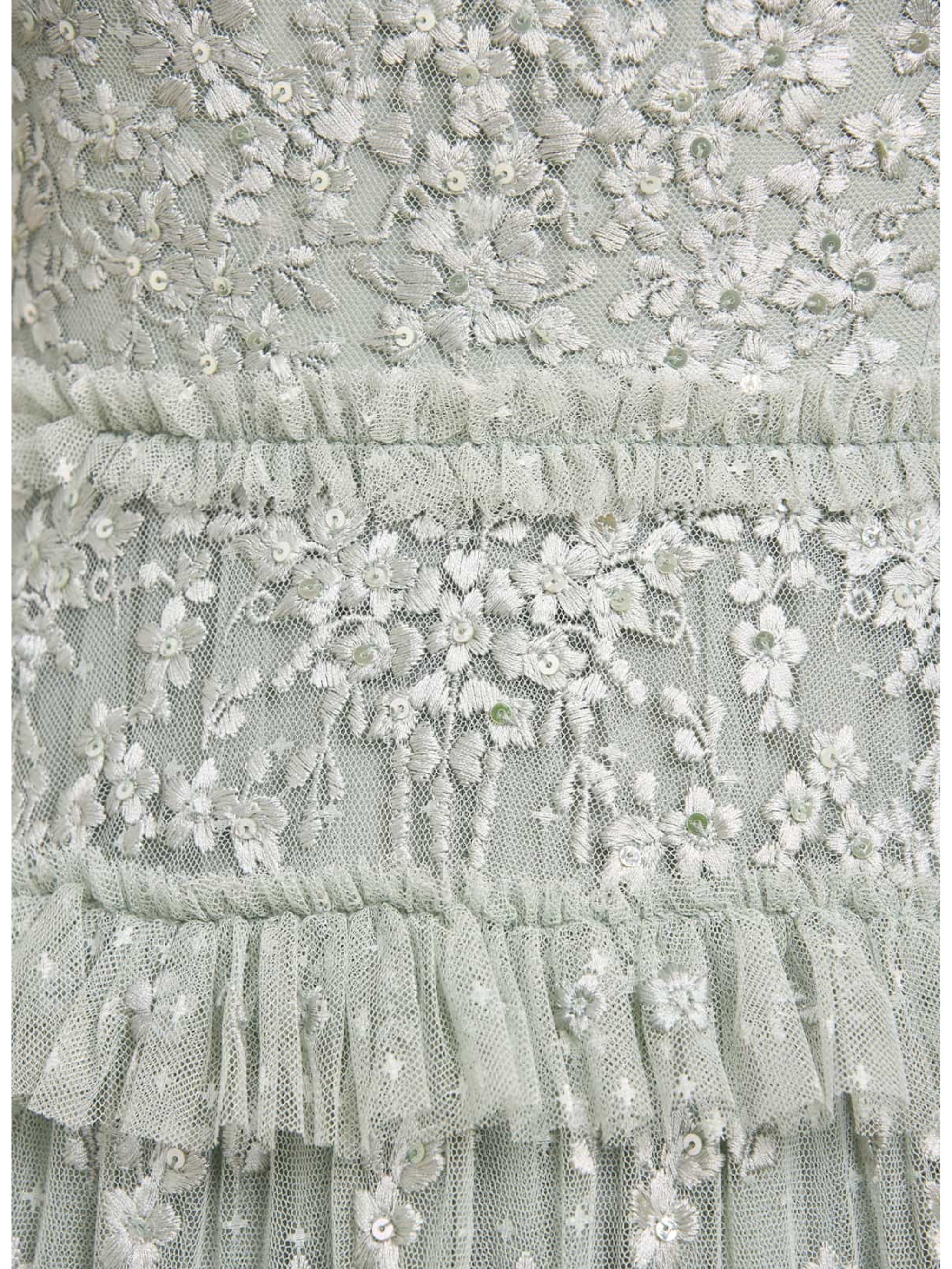 BLOSSOM LACE ANKLE GOWN