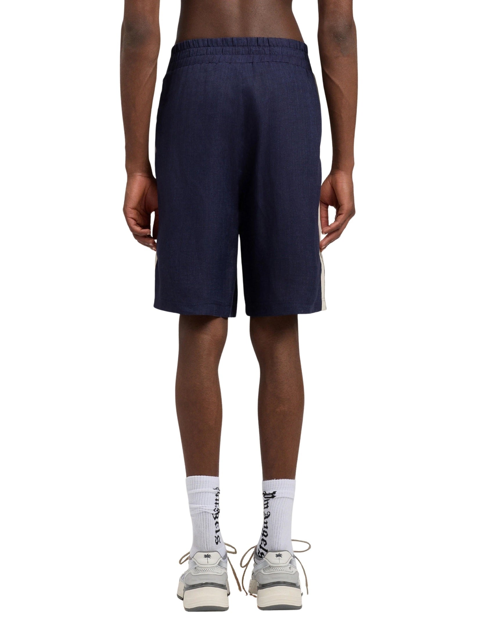 Classic logo linen track shorts