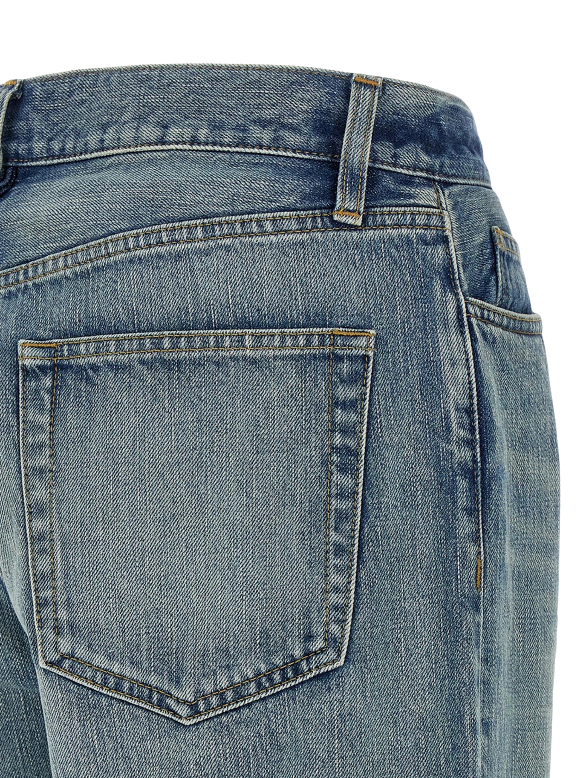 Straight 5 pocket jean