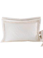 Lozenge lace bedset +2/51x71 20"x28"