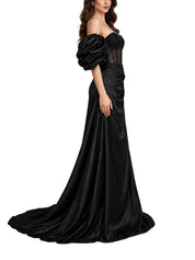 Satin-Crystal Dress