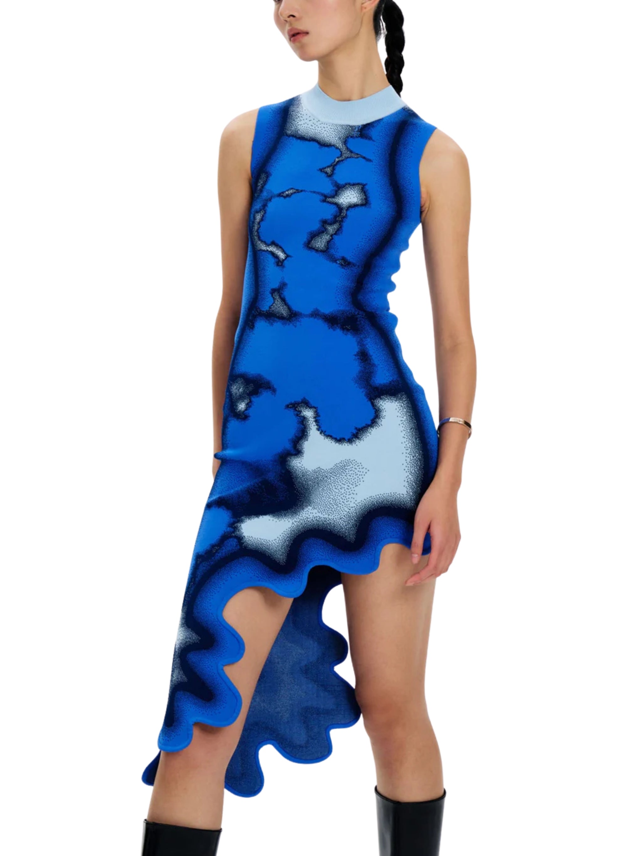 BROOKLYN TIE-DYE WAVY DRESS