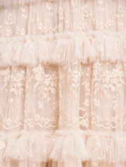 BLOSSOM LACE ANKLE GOWN