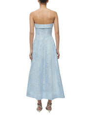 Valeria jacquard midi dress