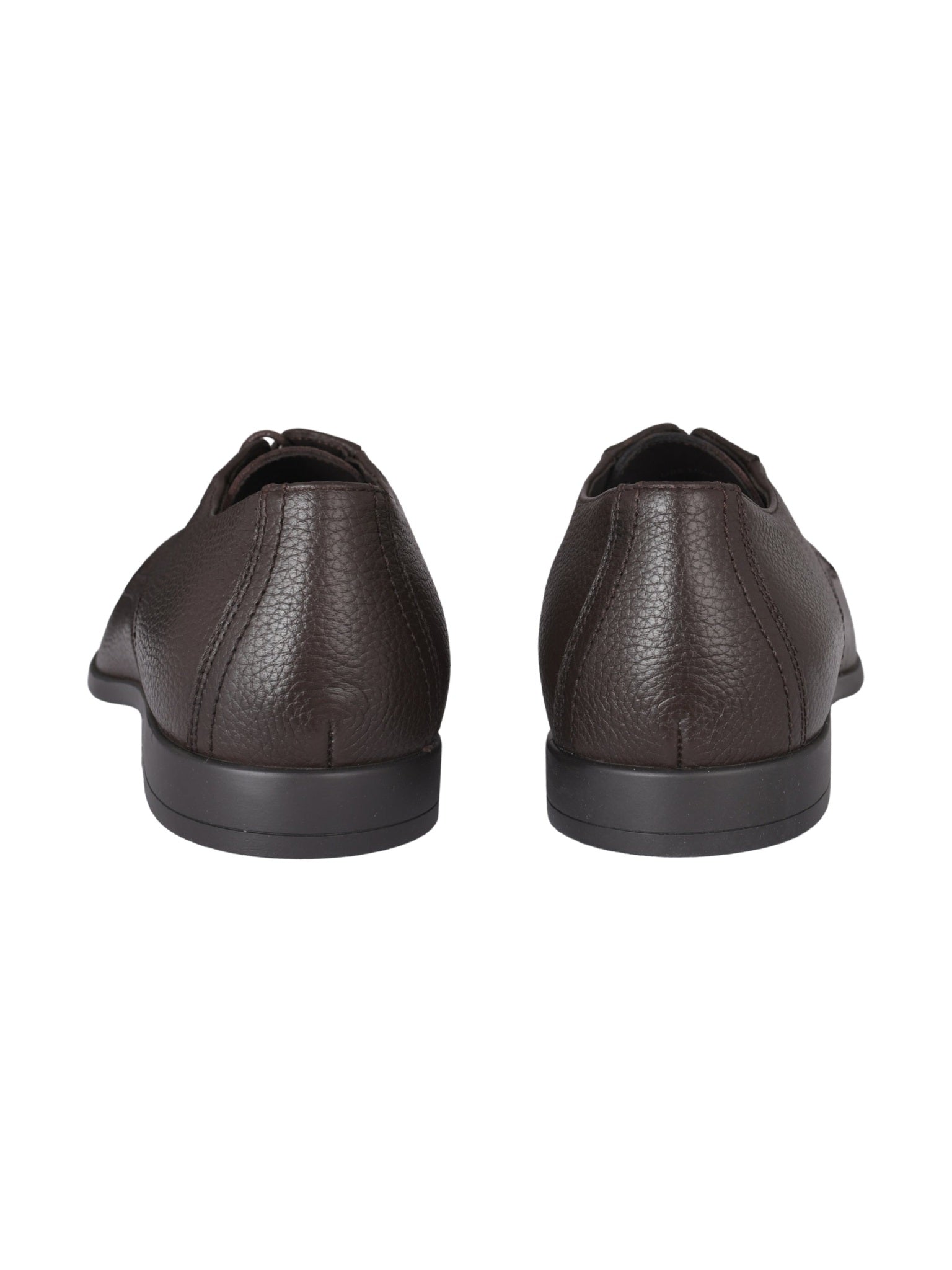 Lace up tumb.leat. dark brown