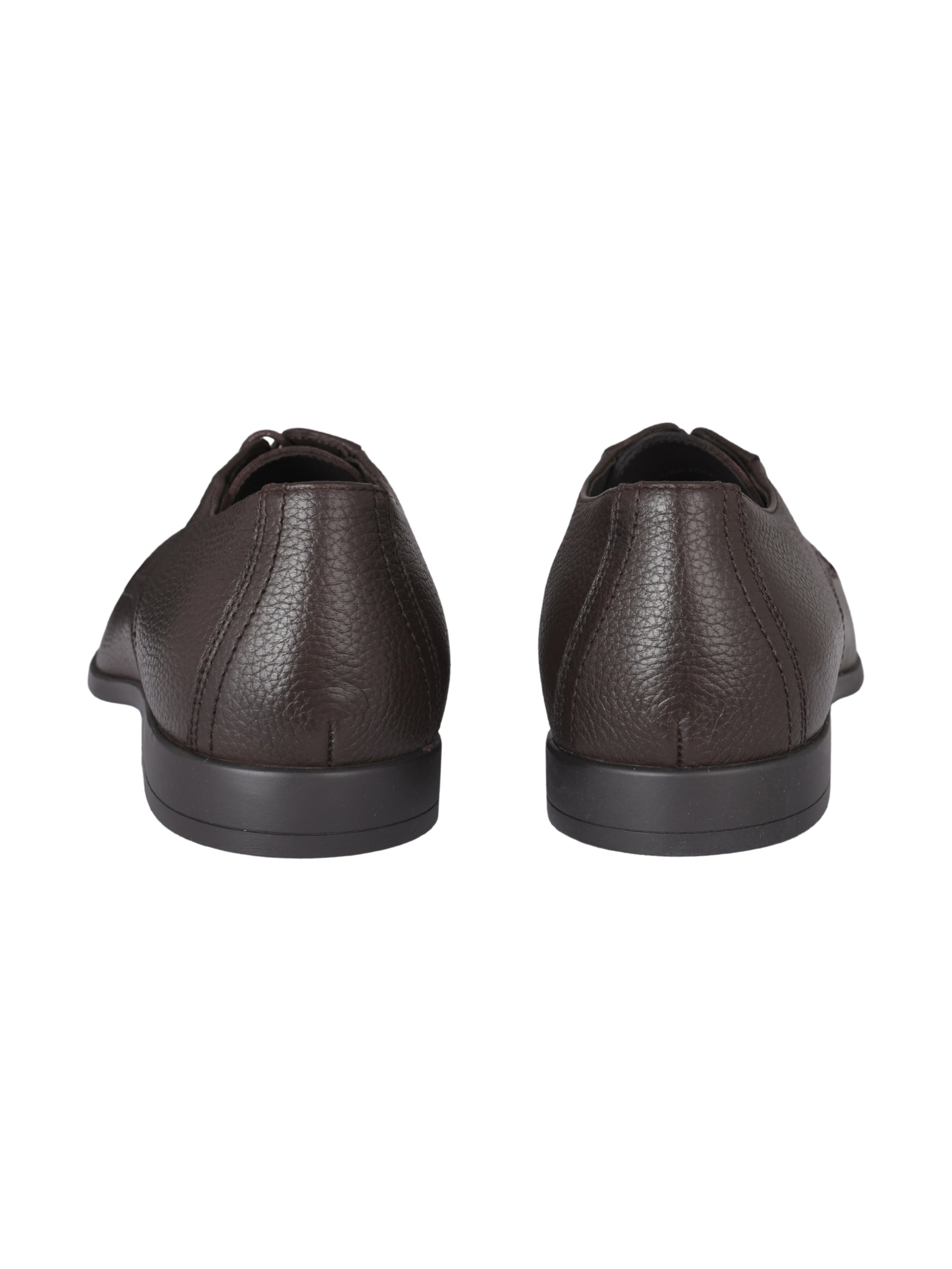 Lace up tumb.leat. dark brown
