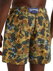 Men Swim Trunks Camo Splash