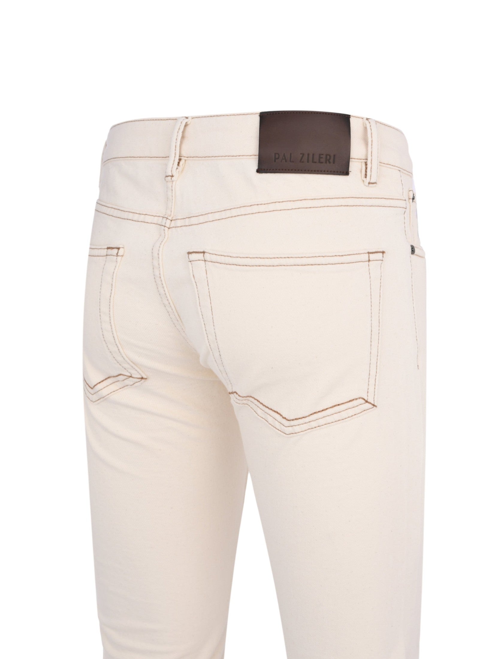 Natural colour 5 pockets jeans