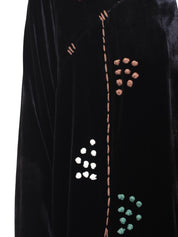 Velvet abaya