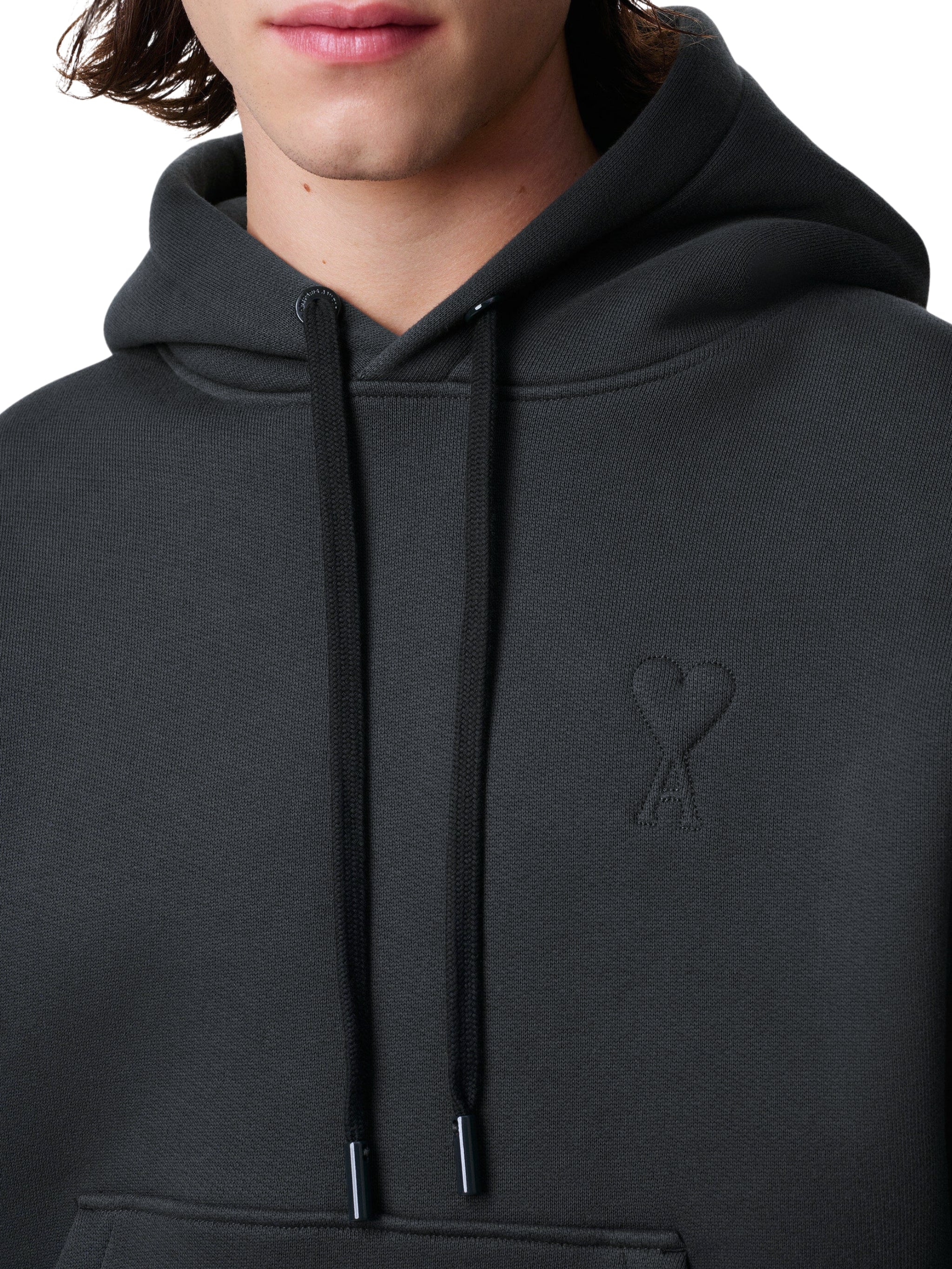 BIG AMI DE COEUR EMBOSSED HOODIE