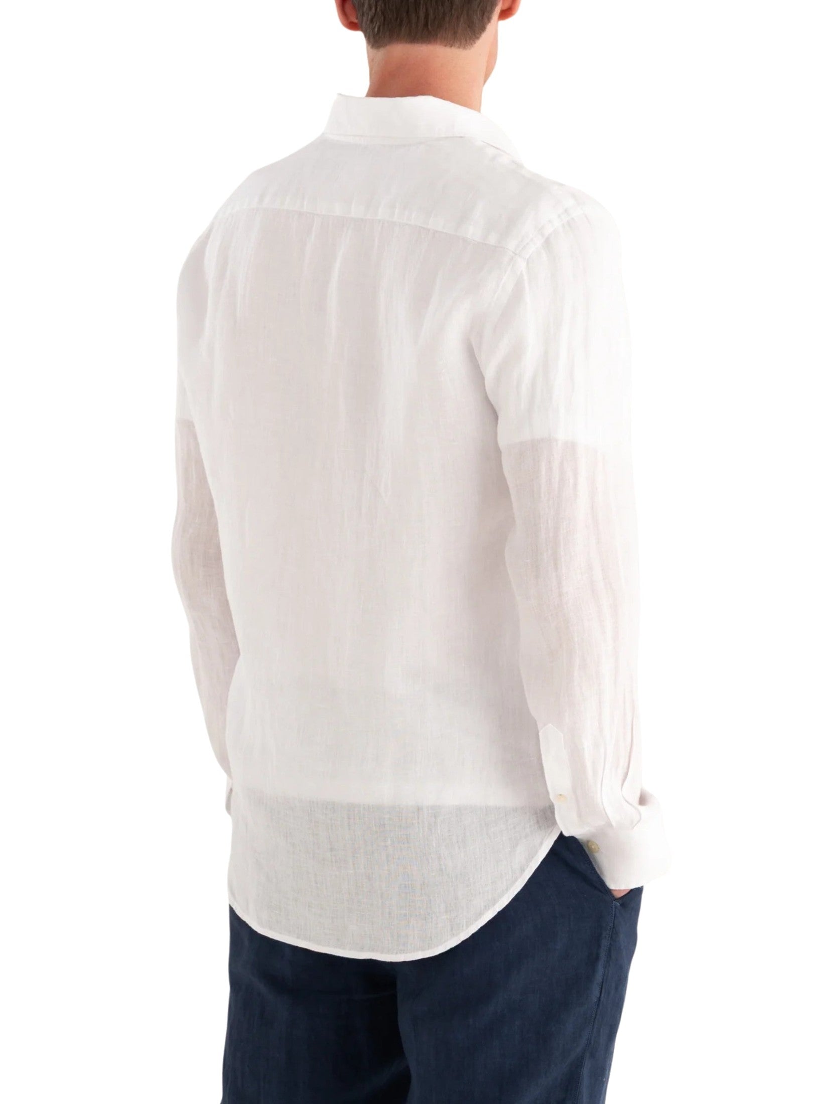 Long sleeve contemporary fit shirt