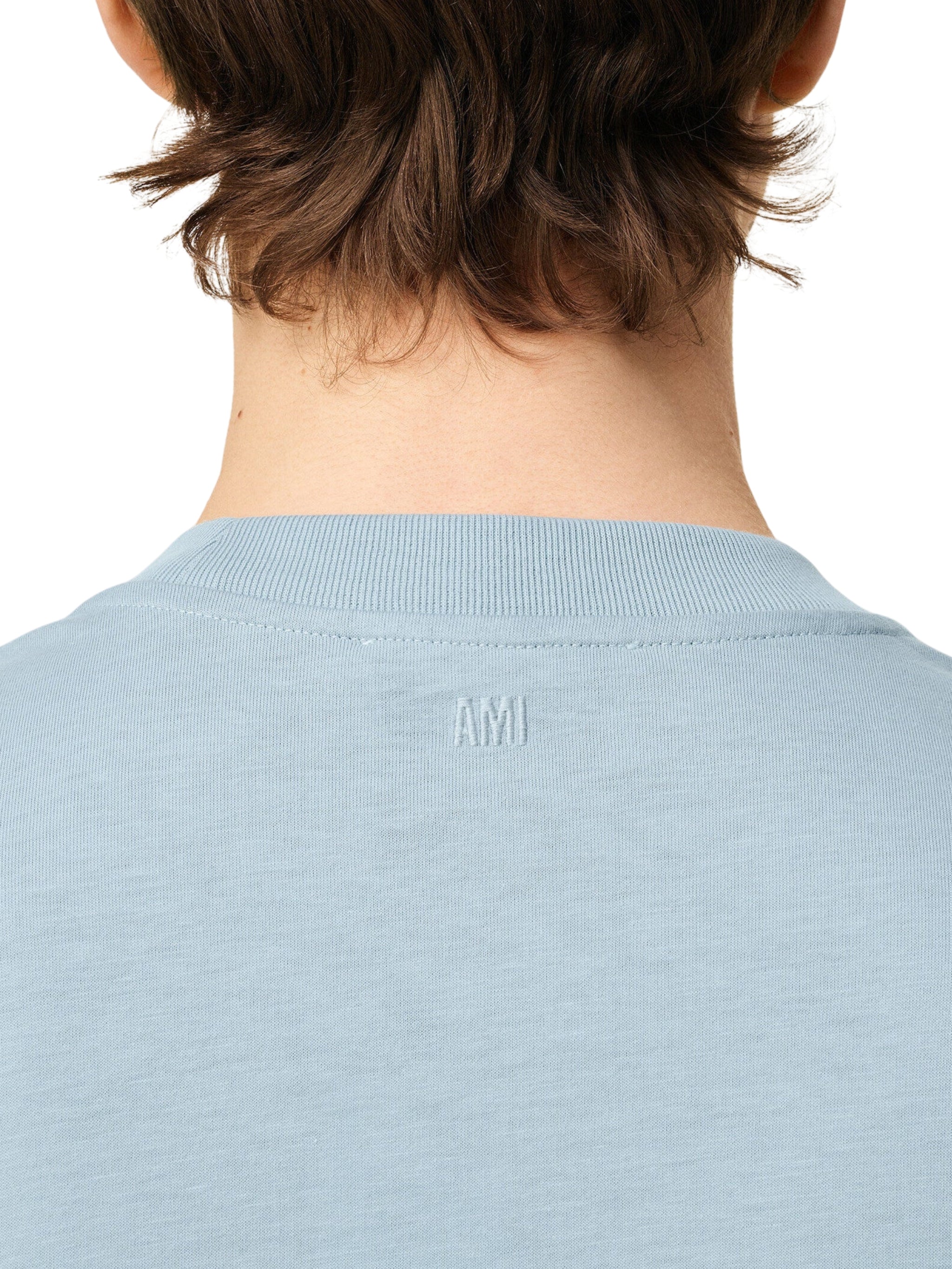 Blue Cotton Ami De Coeur T-shirt