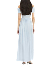 Off-shoulder maxi dress