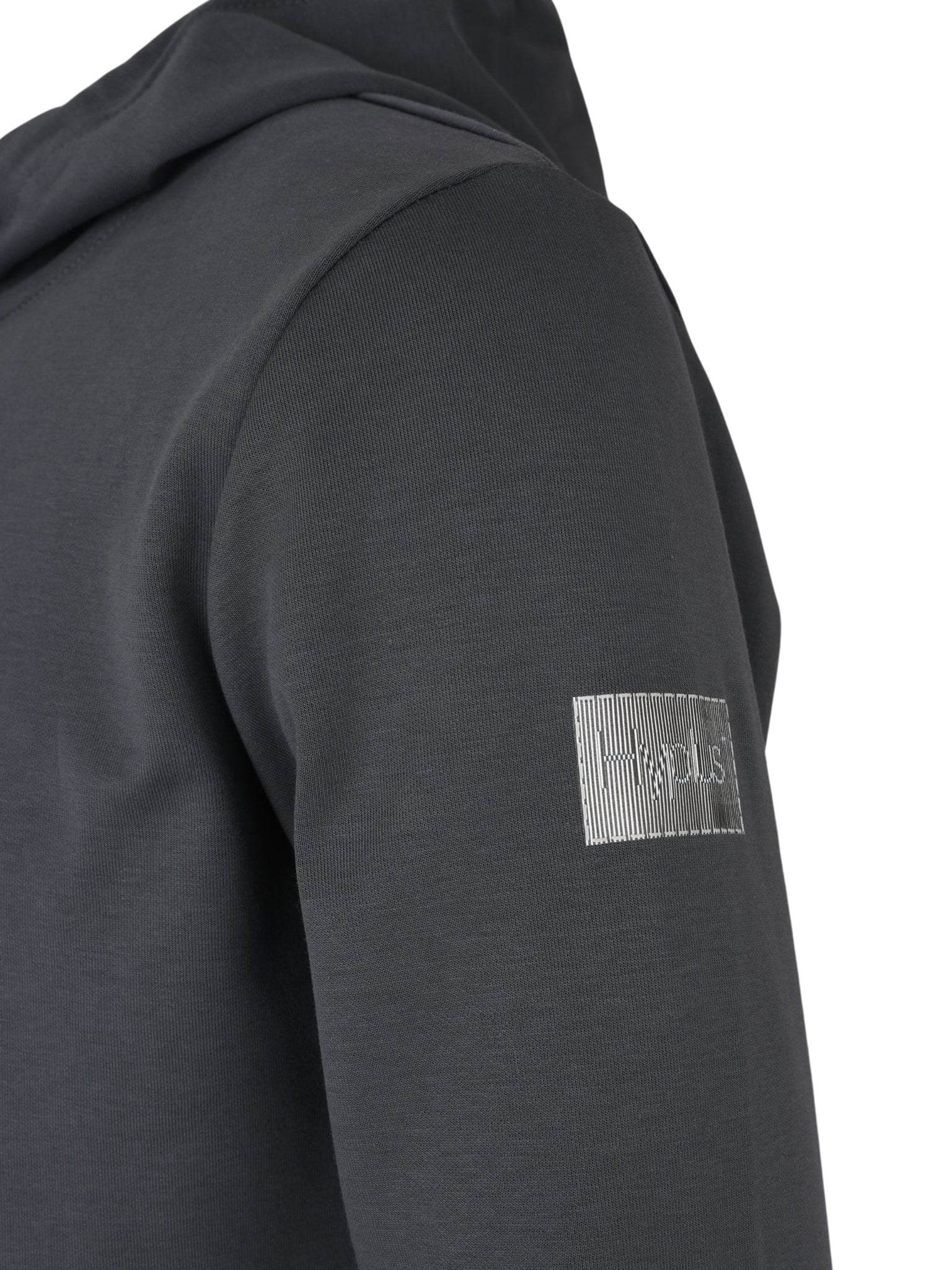 Hoodie zip signal grey small 10