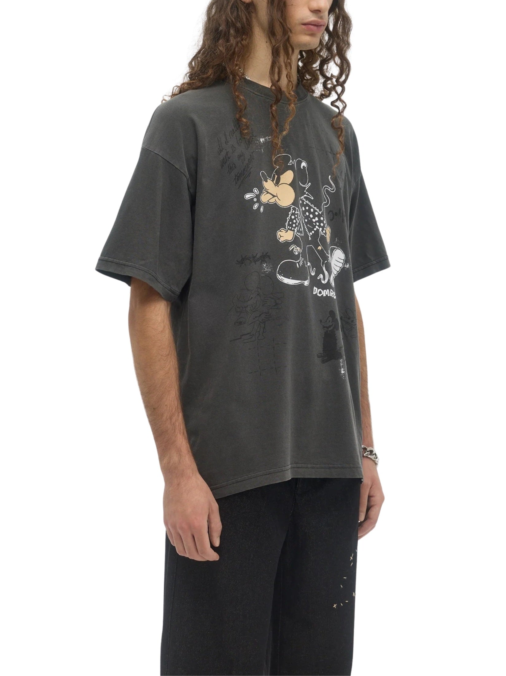 Spit t-shirt faded black