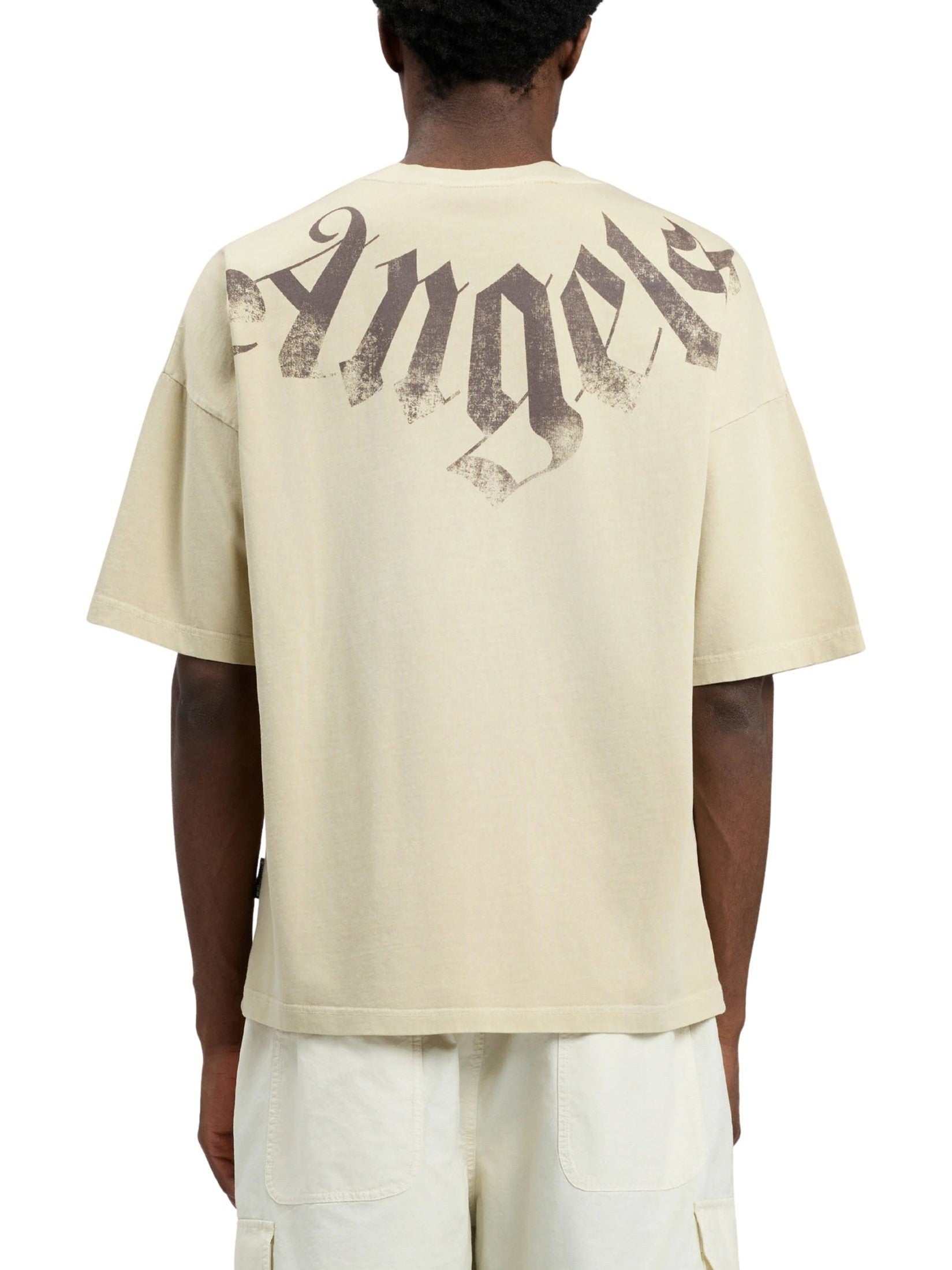 Big neck logo loose t-shirt