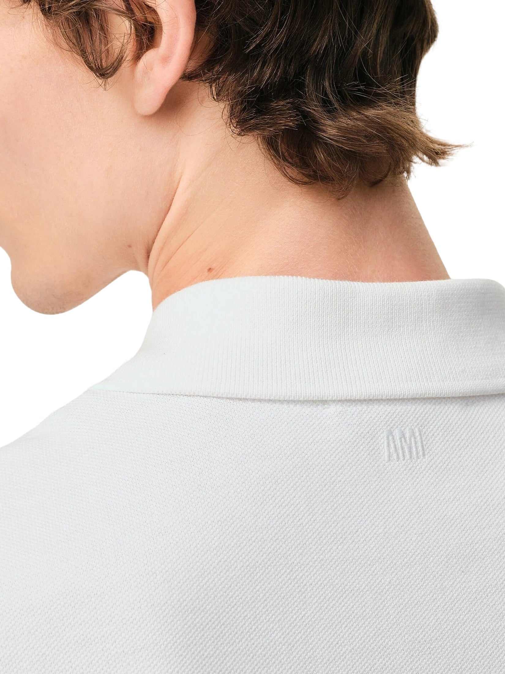 Polo with contrasted ami de coeur