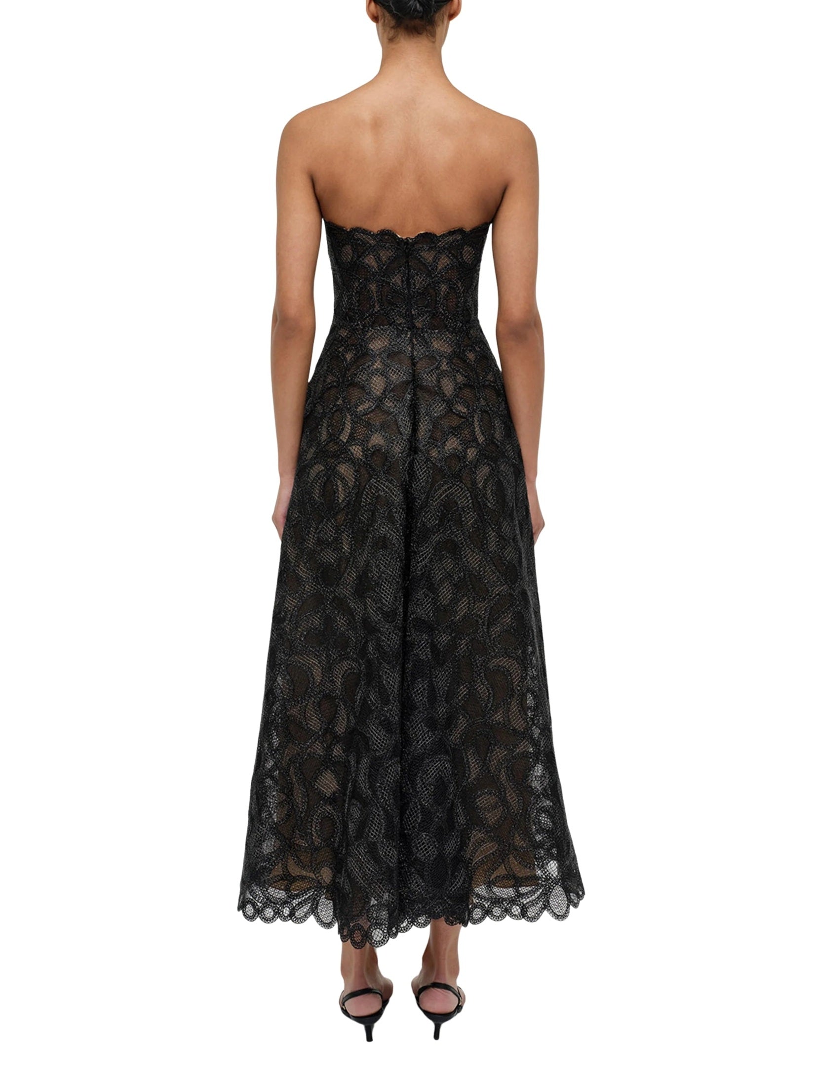 Elvina bustier midi dress