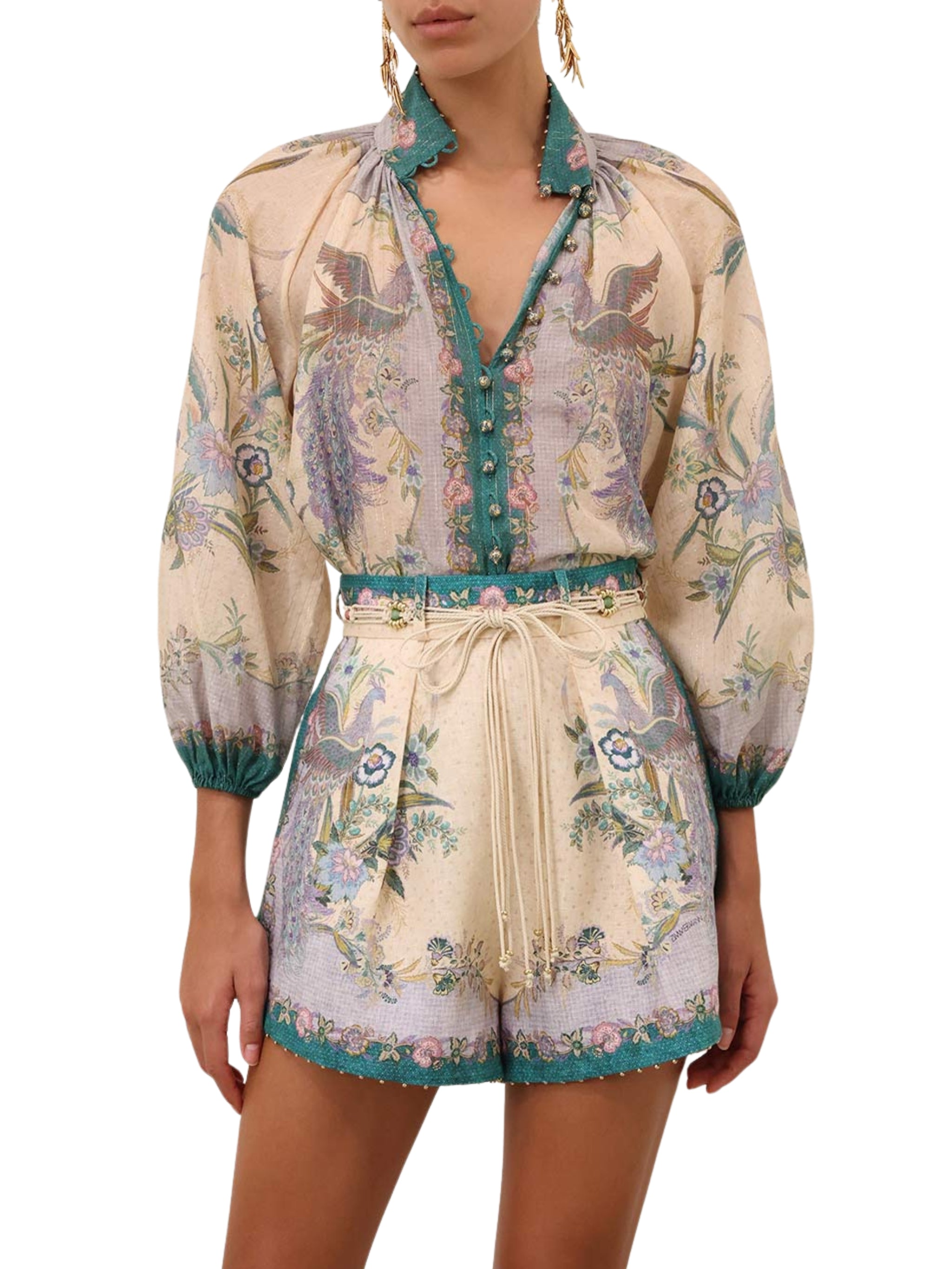 Indra billow blouse