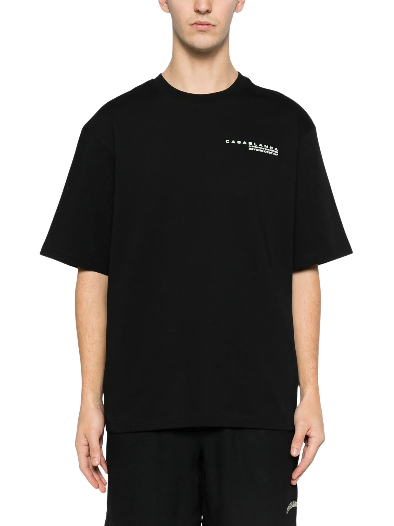 Glitch orchid oversized t-shirt