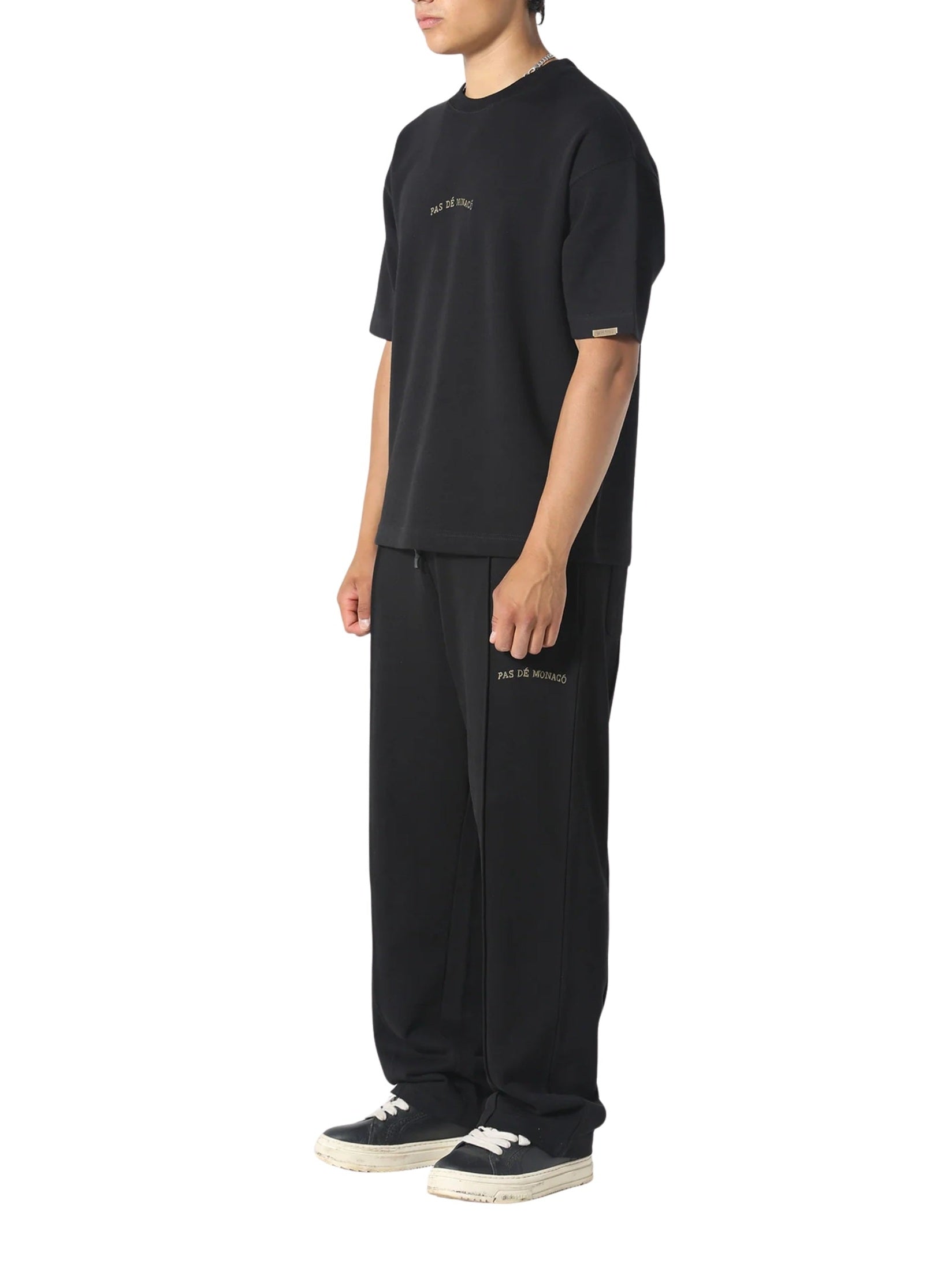 Broderie t-shirt black