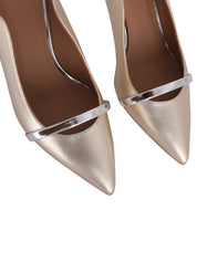 MARION 70 SILVER METALLIC LEATHER SANDALS