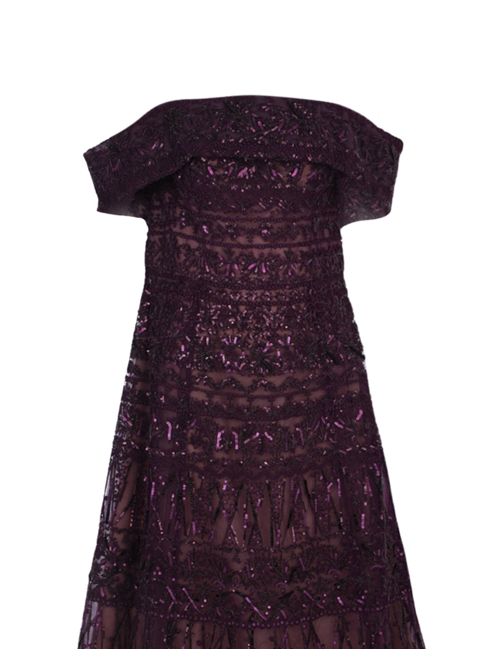 Beaded tulle dress