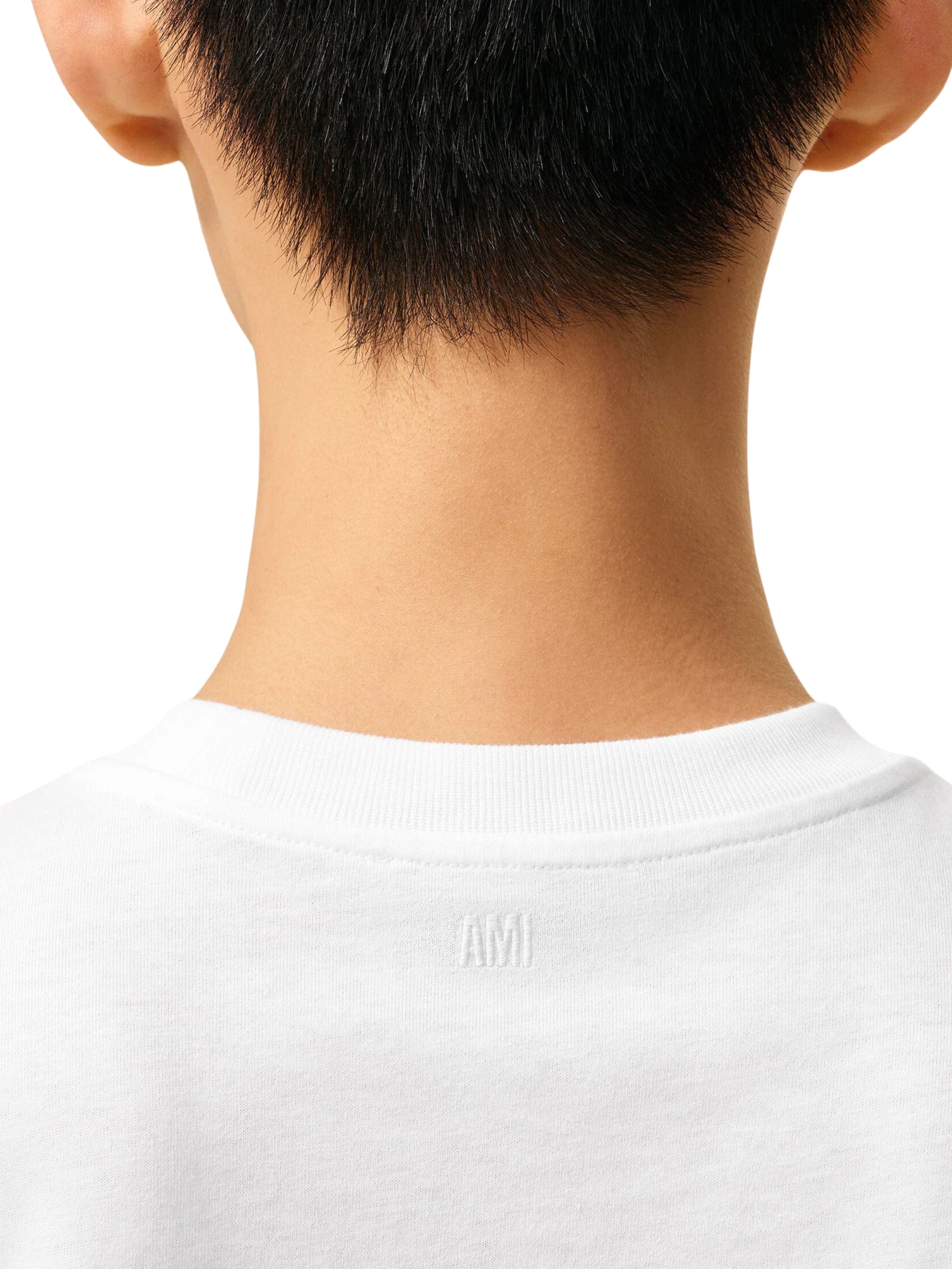 White Cotton Ami De Coeur T-shirt