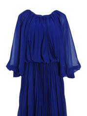 PLEATED LONG DRESS