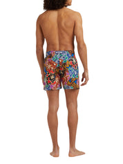 Men Swim Trunks Hawaiian Patchwork