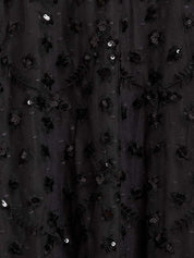 CLOVER CAPE SLEEVE ANKLE GOWN