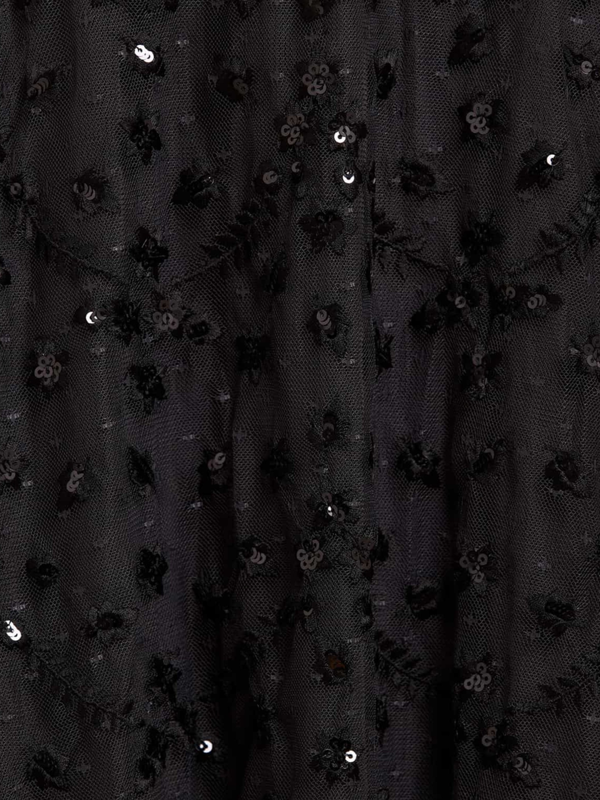 CLOVER CAPE SLEEVE ANKLE GOWN