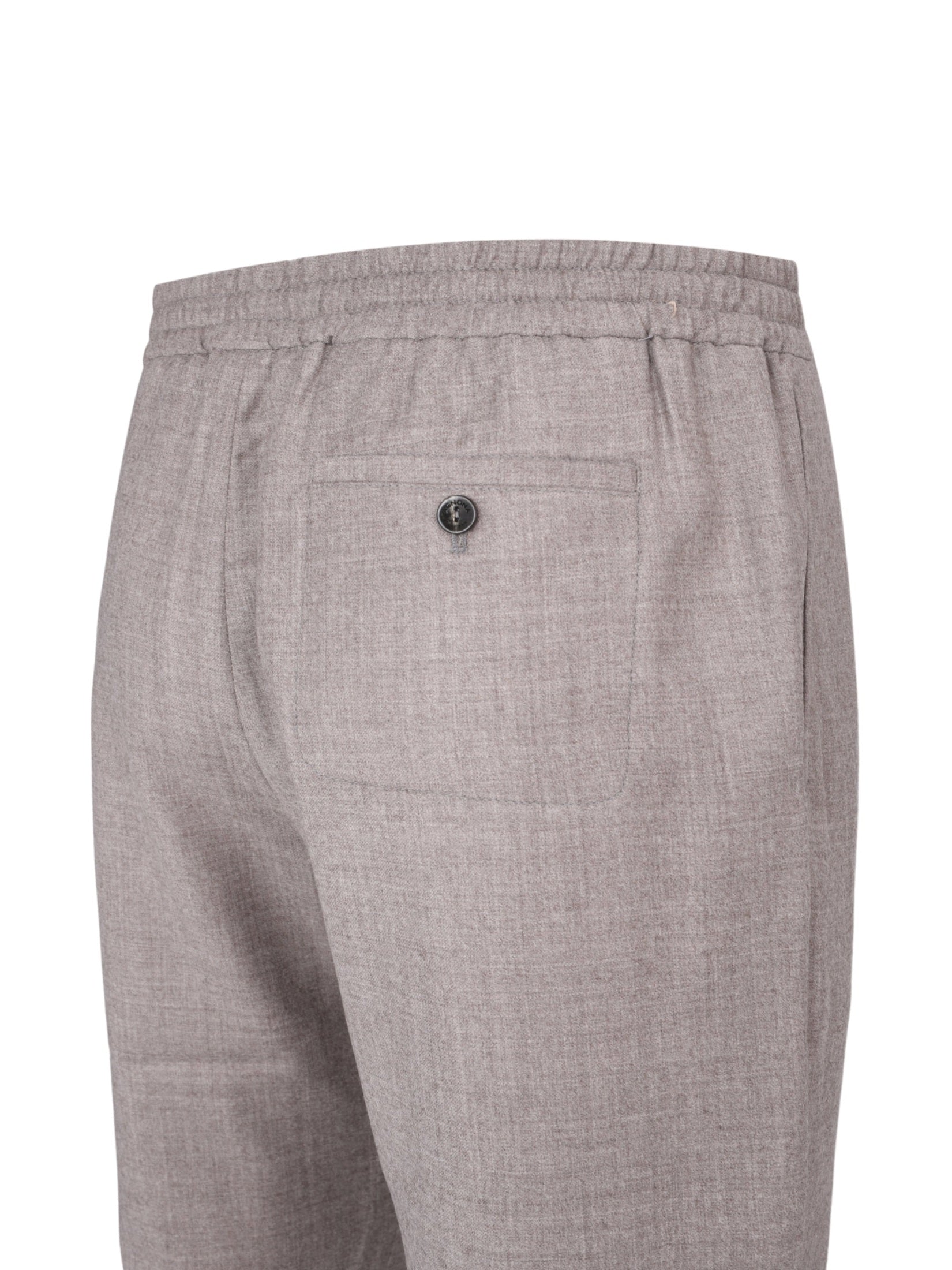 Long formal trouser light wool flannel