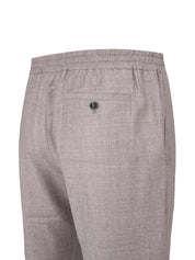 Long formal trouser light wool flannel
