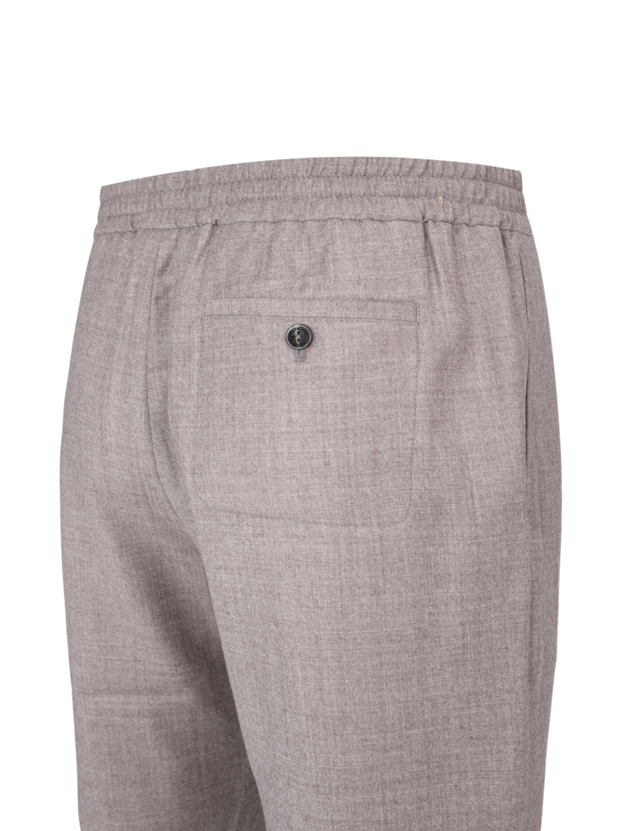 Long formal trouser light wool flannel