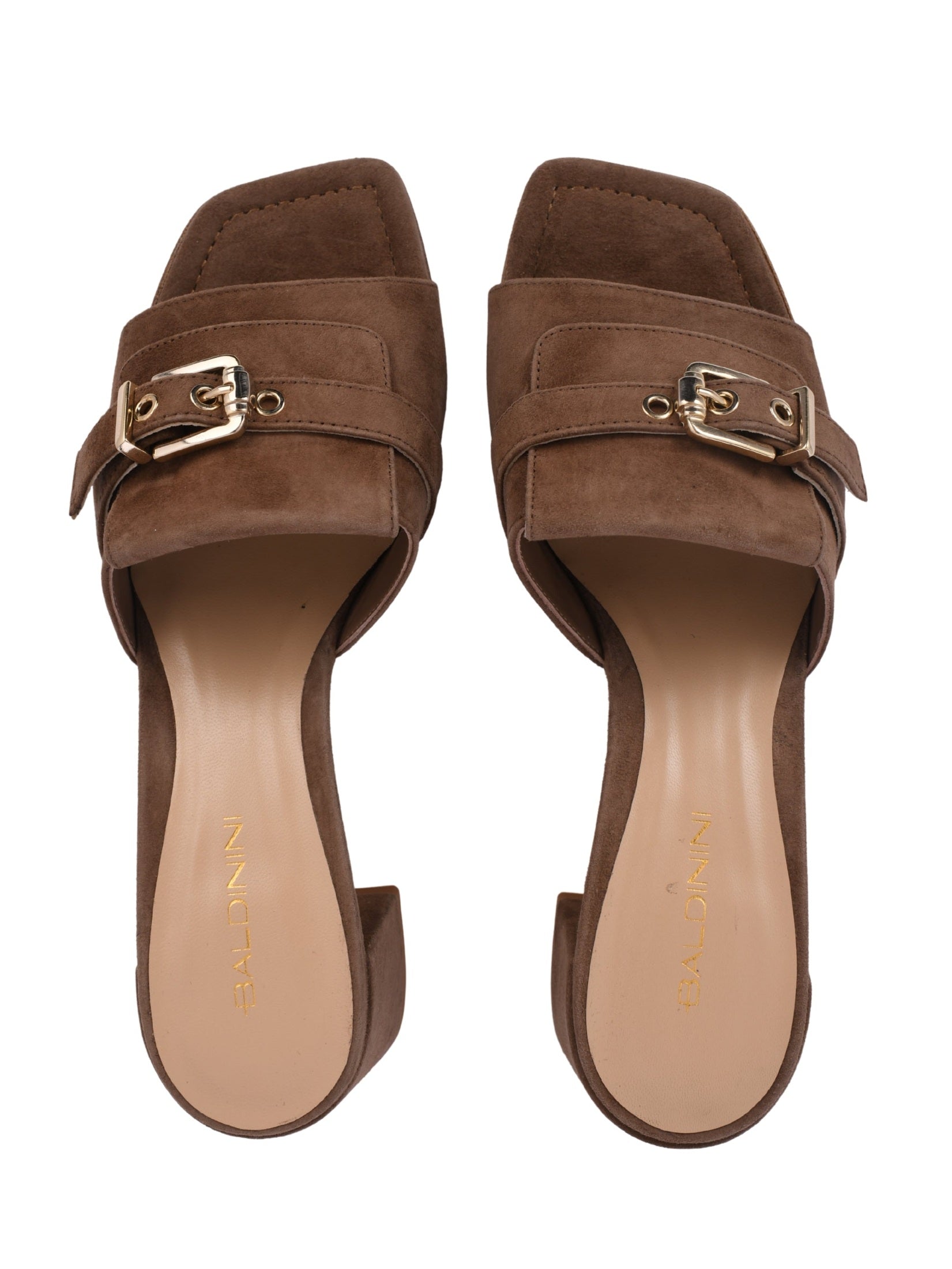 Mule suede taupe