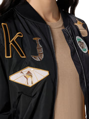Badges bomber jacket