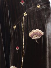 Velvet abaya