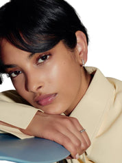 TENNIS SMALL HOOP EARRINGS