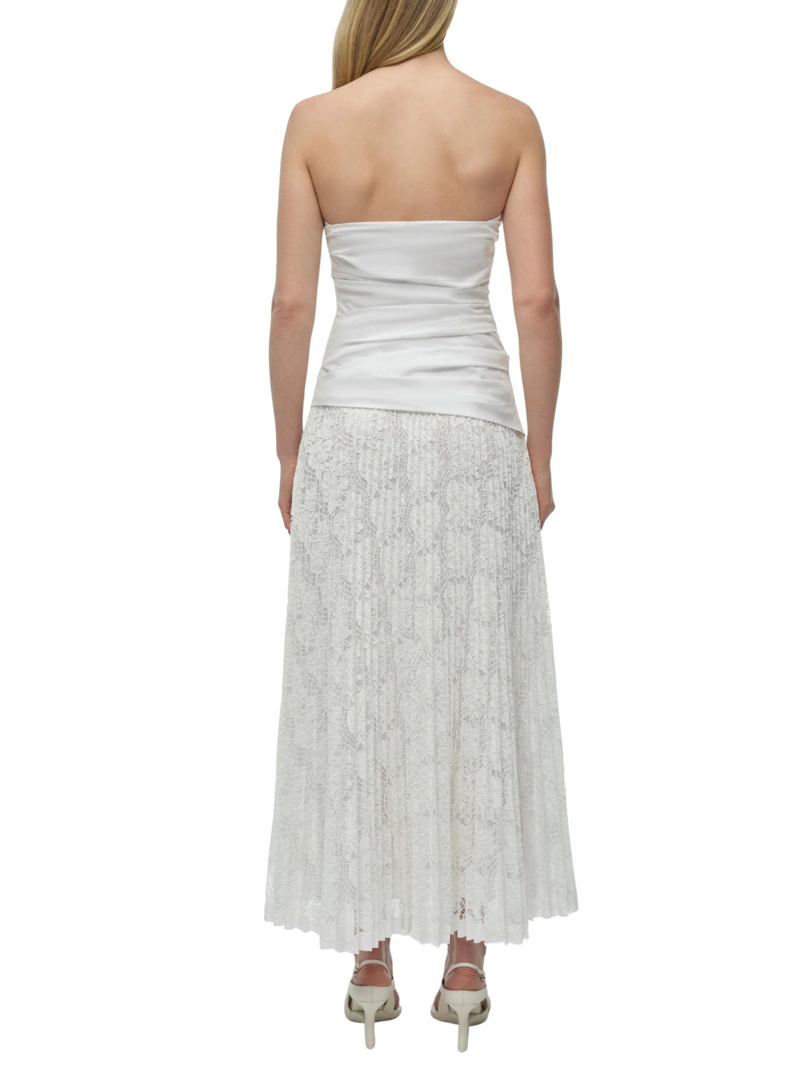 Annalise cotton lace midi dress