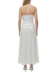 Annalise cotton lace midi dress