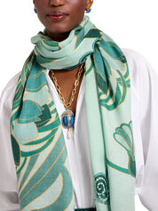 Scarf (70x180) blooming tulip placee