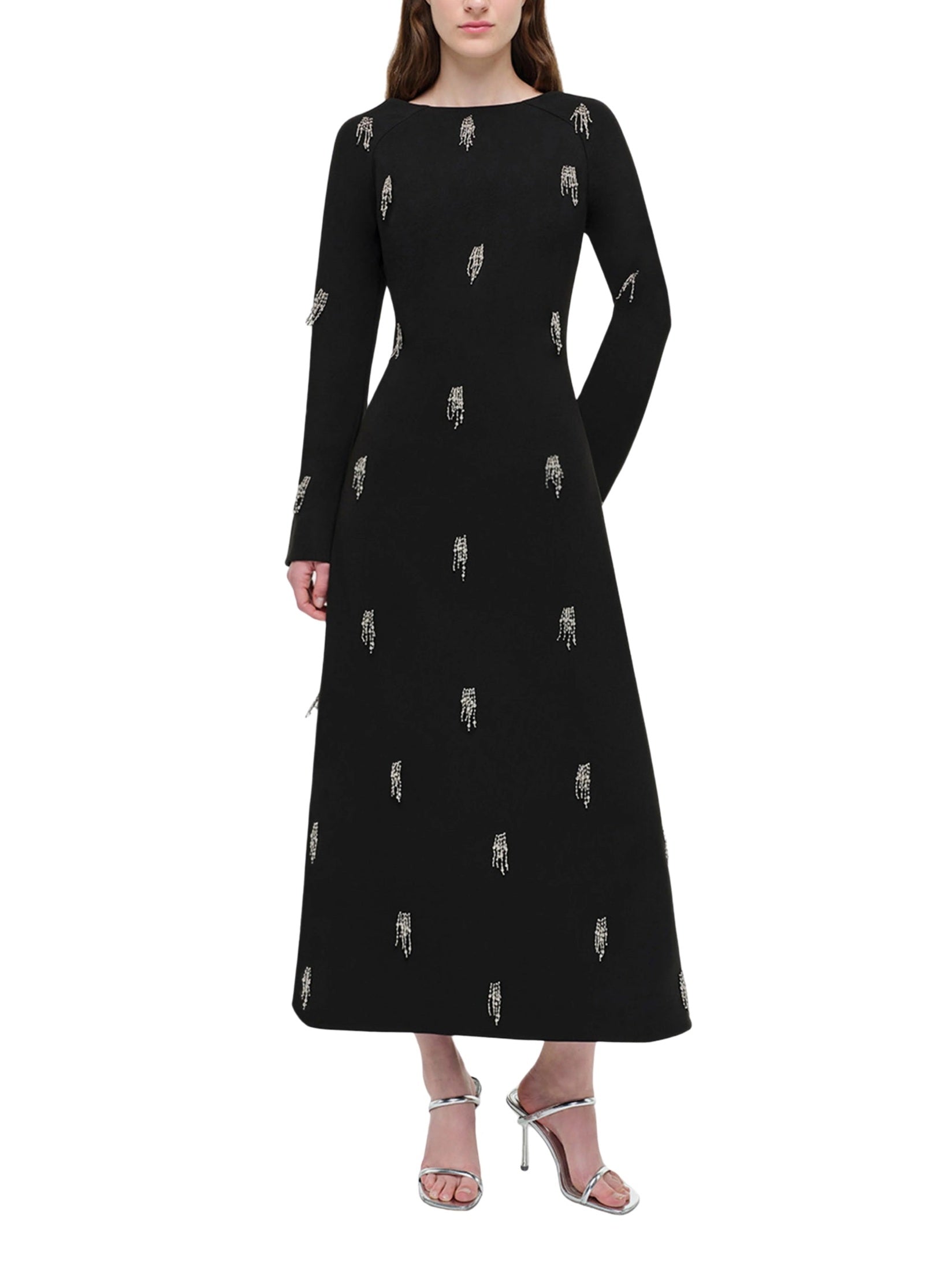 Coretta l/s midi dress