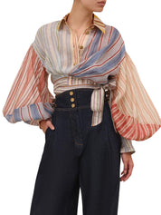 Rebellion Striped Blouse