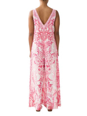 V neck flared jumpsuit