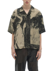 Extrovert camp collar shirt beige