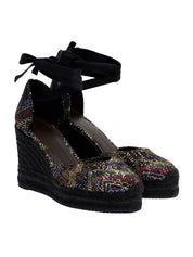 Eva 80 Caperdoni Sequin-Embellished Espadrilles