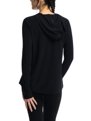 Active hooded top